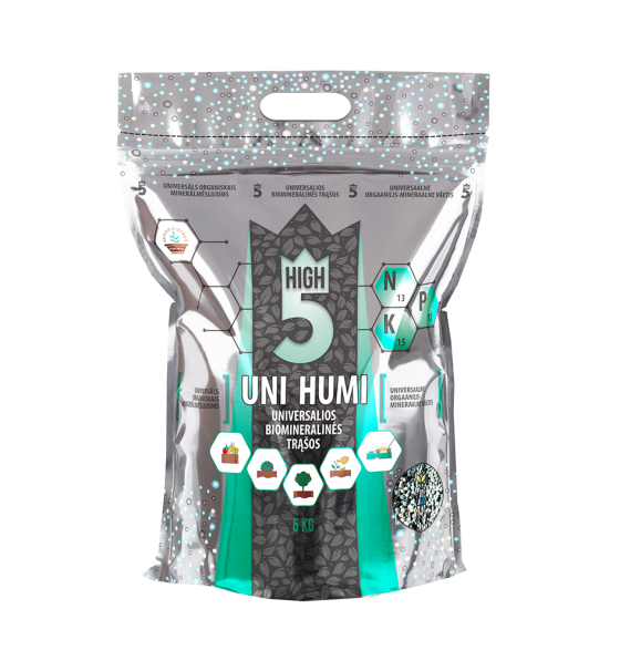 Granulated fertilizer - HIGH 5 UNI HUMI (5kg)