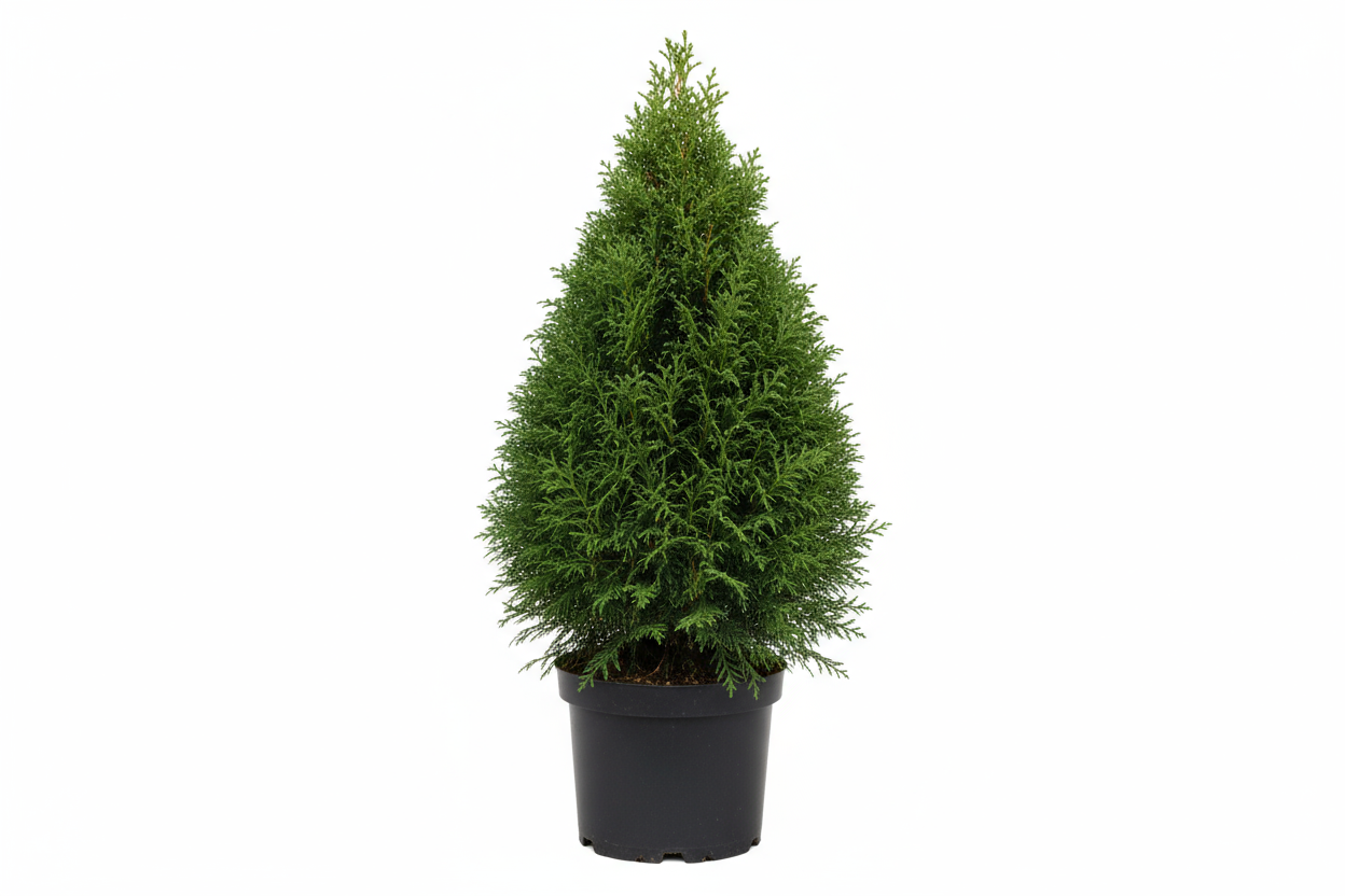 thuja brabant in a plastic pot 80 cm